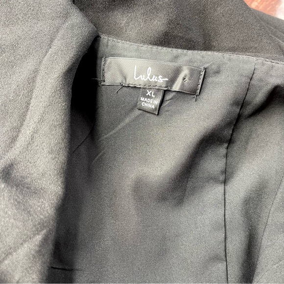 Lulus Black Jumpsuit. XL - Picture 2 of 2